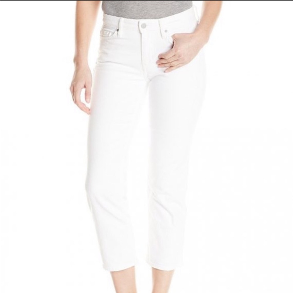 CALVIN KLEIN Skinny Crop White Jeans